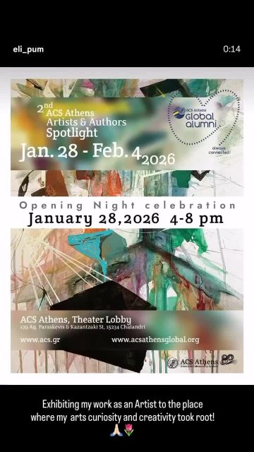 What an honor to participate in this wonderful event celebrating the arts and creativity at ACS Athens!