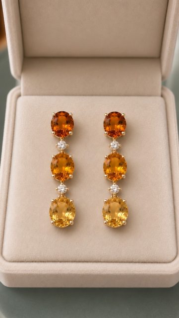 When the sun begins to set, it leaves behind a palette no artist can truly recreate. These natural citrines come beautifully close. ✨